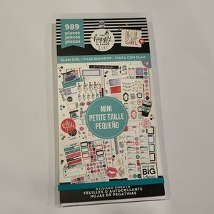 The Happy Planner glam girl mini sticker pack